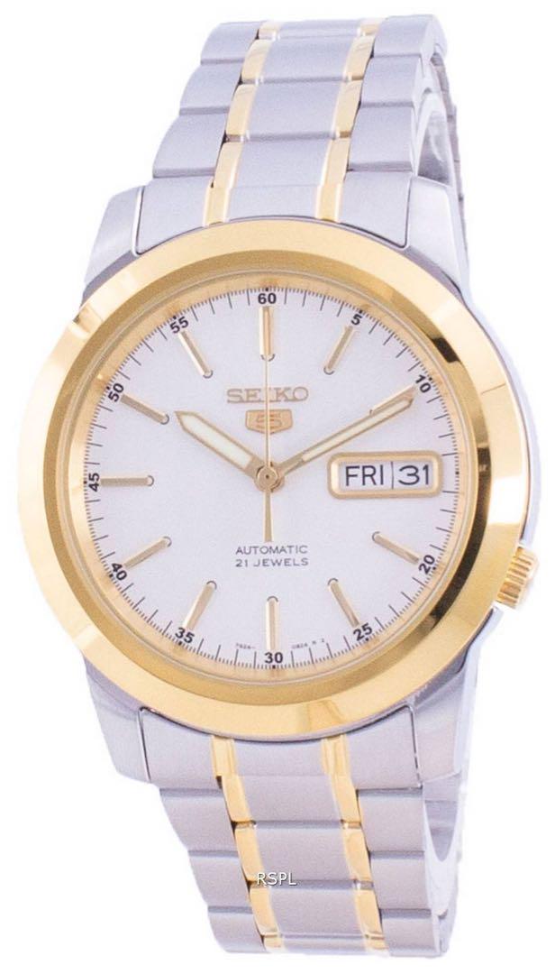 

[Б/У] SEIKO Five Автоматические Скелетон Задняя крышка Двухцветные