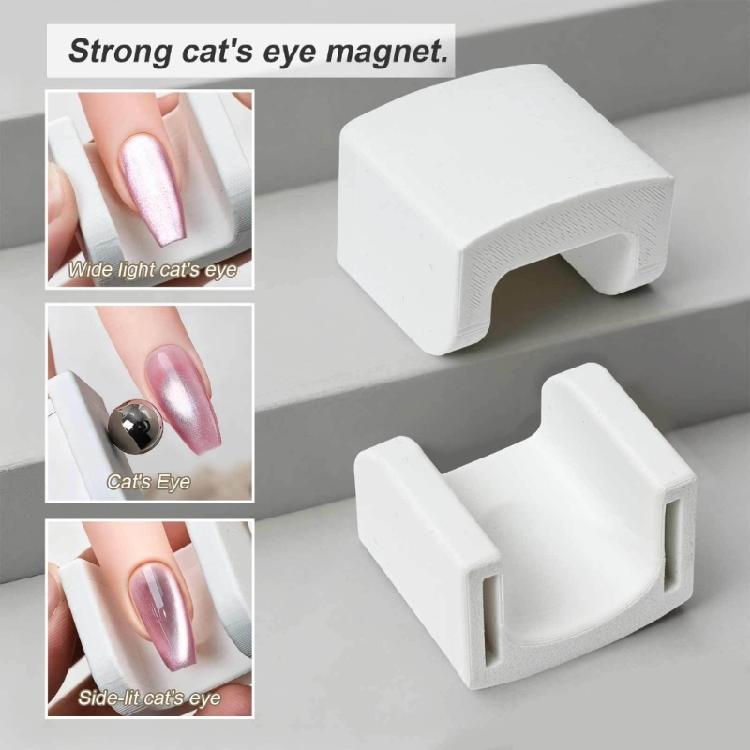 Professional Magnetic Nail Stand Secures Various Nail Shapes Ergonomic Portable Design For Artists And Enthusiasts