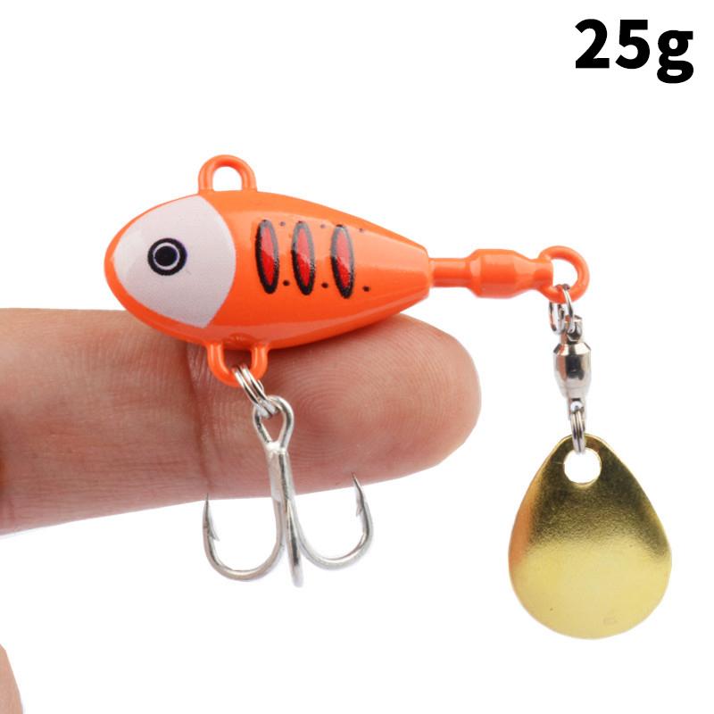 Durable 3D Printed Zinc Alloy Fishing Lures With 360 Degree Rotating Glitter Perfect For Freshwater Saltwater Fishing