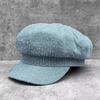 Age Reduction Spring And Summer Rhinestone Denim Octagonal Hat Women'S Versatile Temperament Elegant Bere Newsboy Hat Shows Small Face