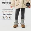MOMOCO Girls' Fleece-Lined Elastic Thermal Leggings