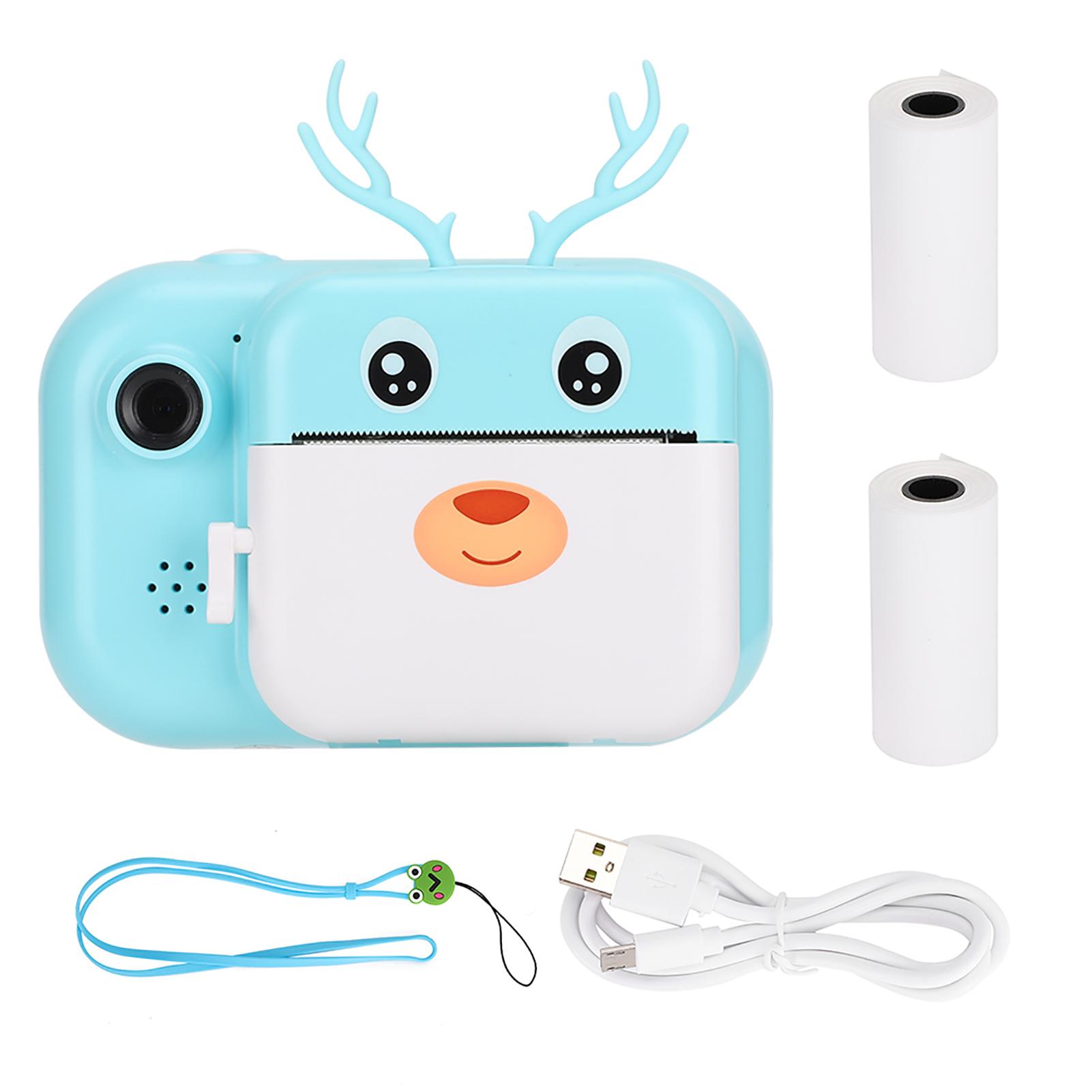

Print Camera Children s Portable Thermal 1080P Lens 2.4in 16G Toys Camera