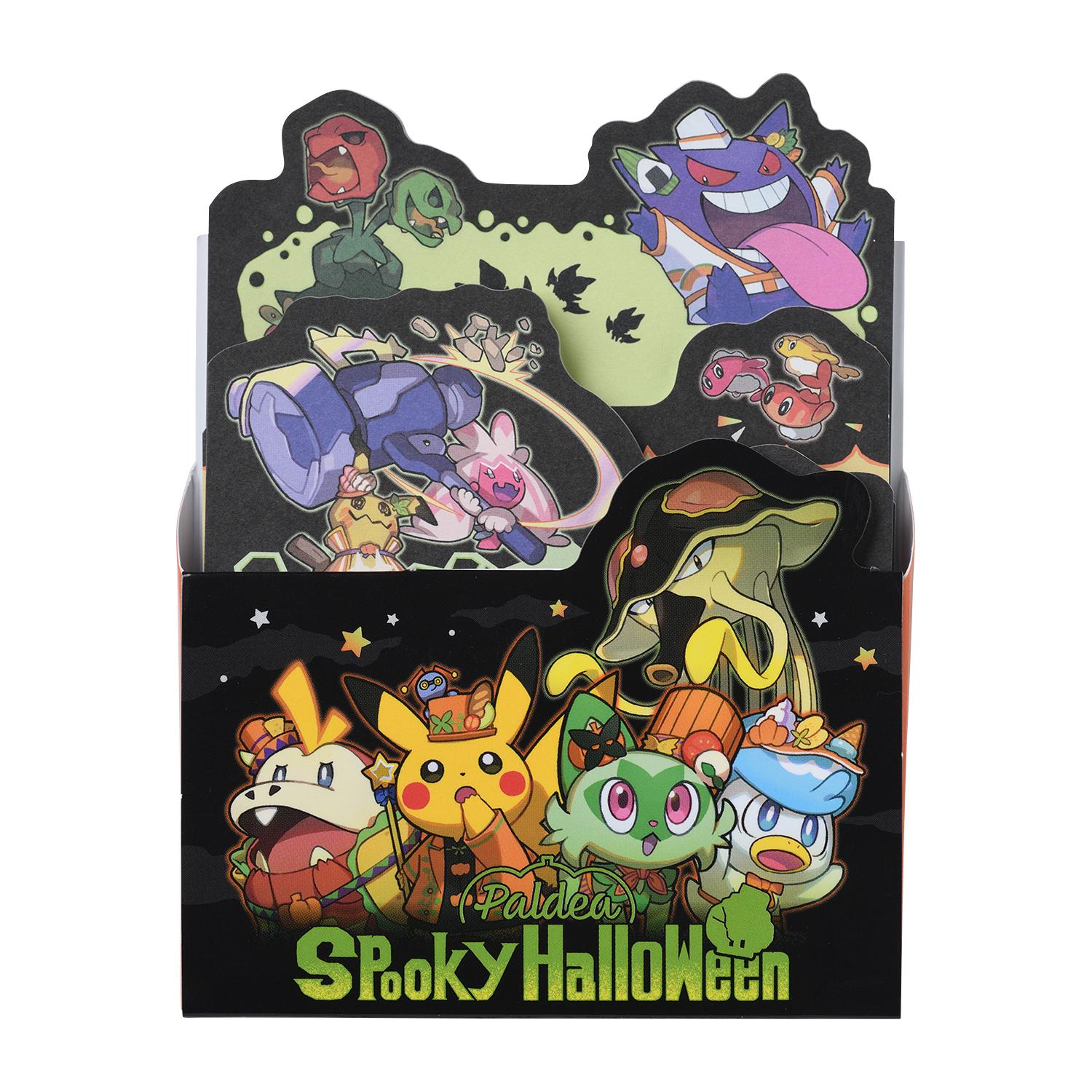 [Pokemon] Pokemon Center Paldea Spooky Halloween Shaped Memo Set