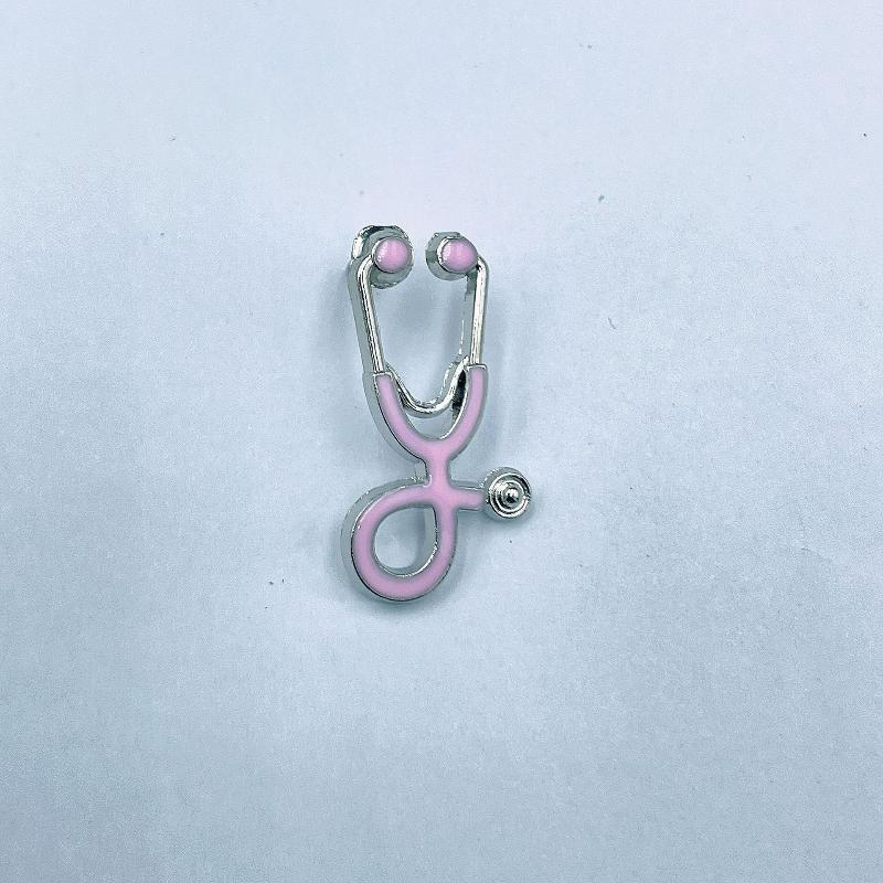 Stethoscope Enamel Lapel Pin Vibrant Multicolor Design Durable Badge for Medical Students Hospital Staff Daily Wear