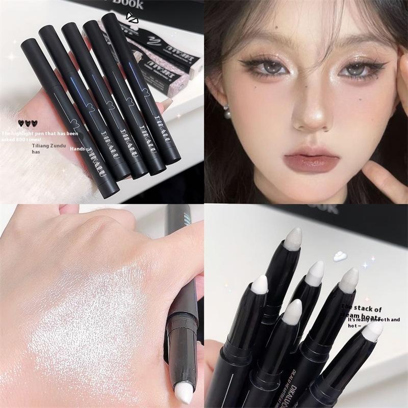 Heart Lying Silkworm Rozświetlający cień do powiek w pisaku All-Match Makeup Highlighter Low Saturation Rotating Eyeliner Pen do oczu