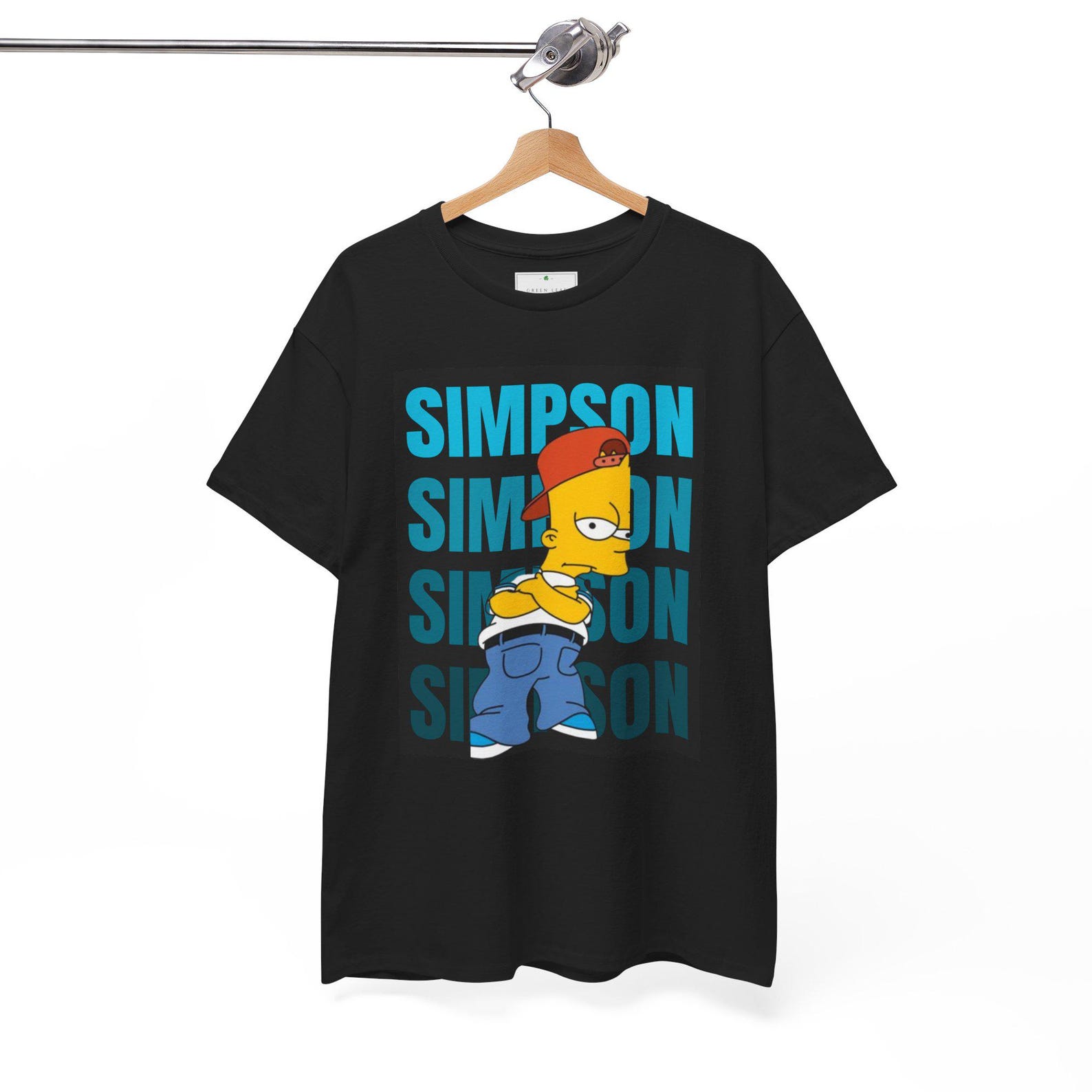 T shirt for men and women | Bart Simpson Graphic Tee | Retro Cartoon Character Shirt M