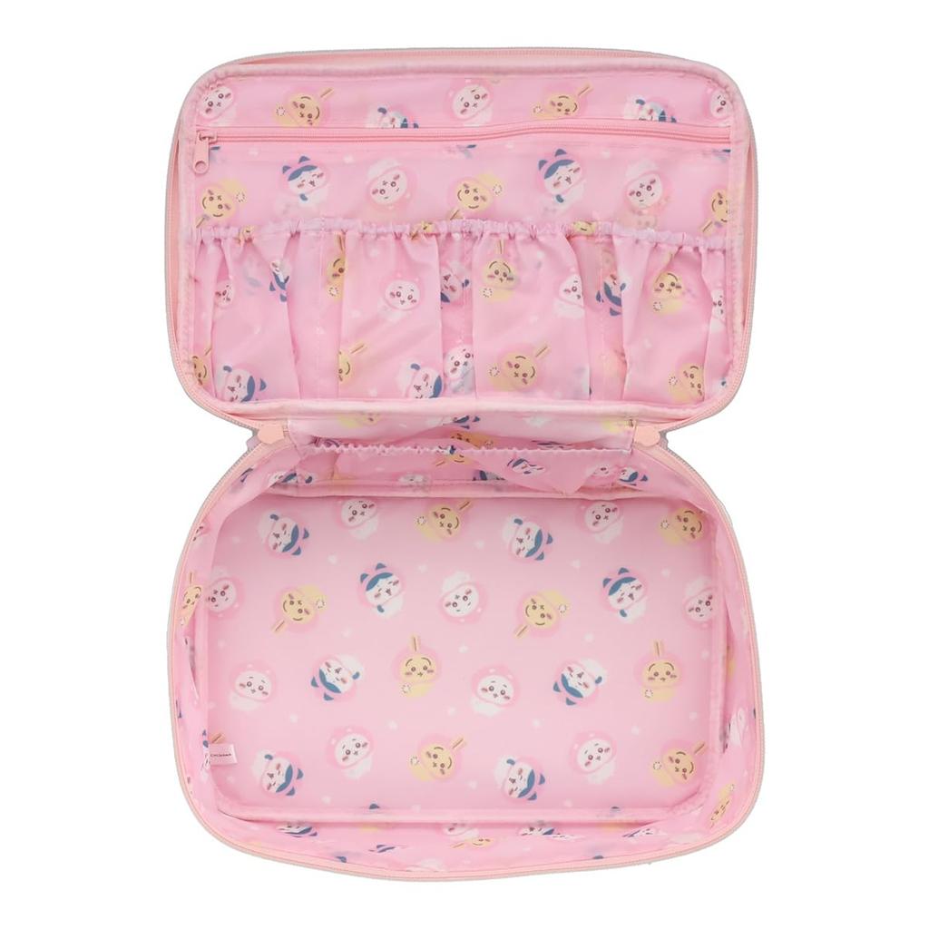 Shobido Chiikawa Multi-Pouch, Original Design, Peach Series, Chiikawa Nagano Storage Pouch