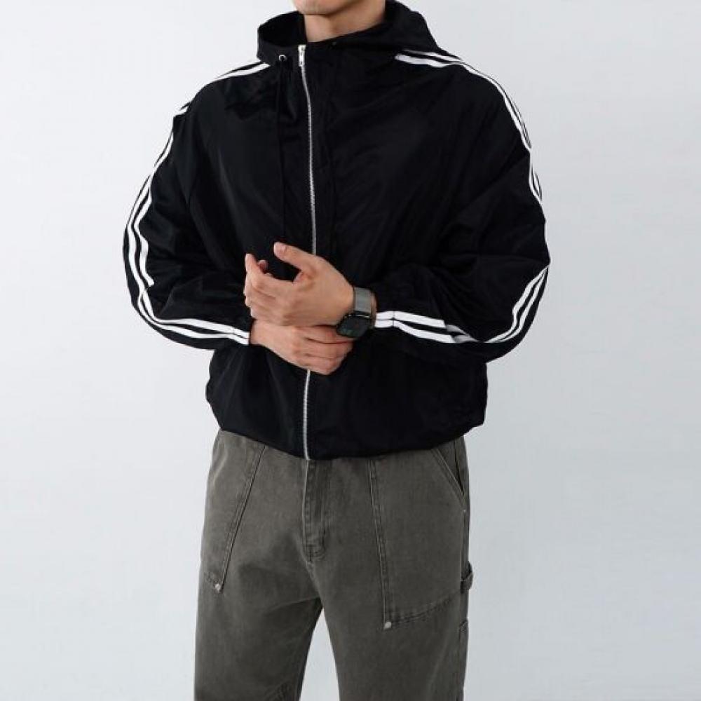 Onl Men Track Hooded Crop Jacket Nk Track Hood Crop