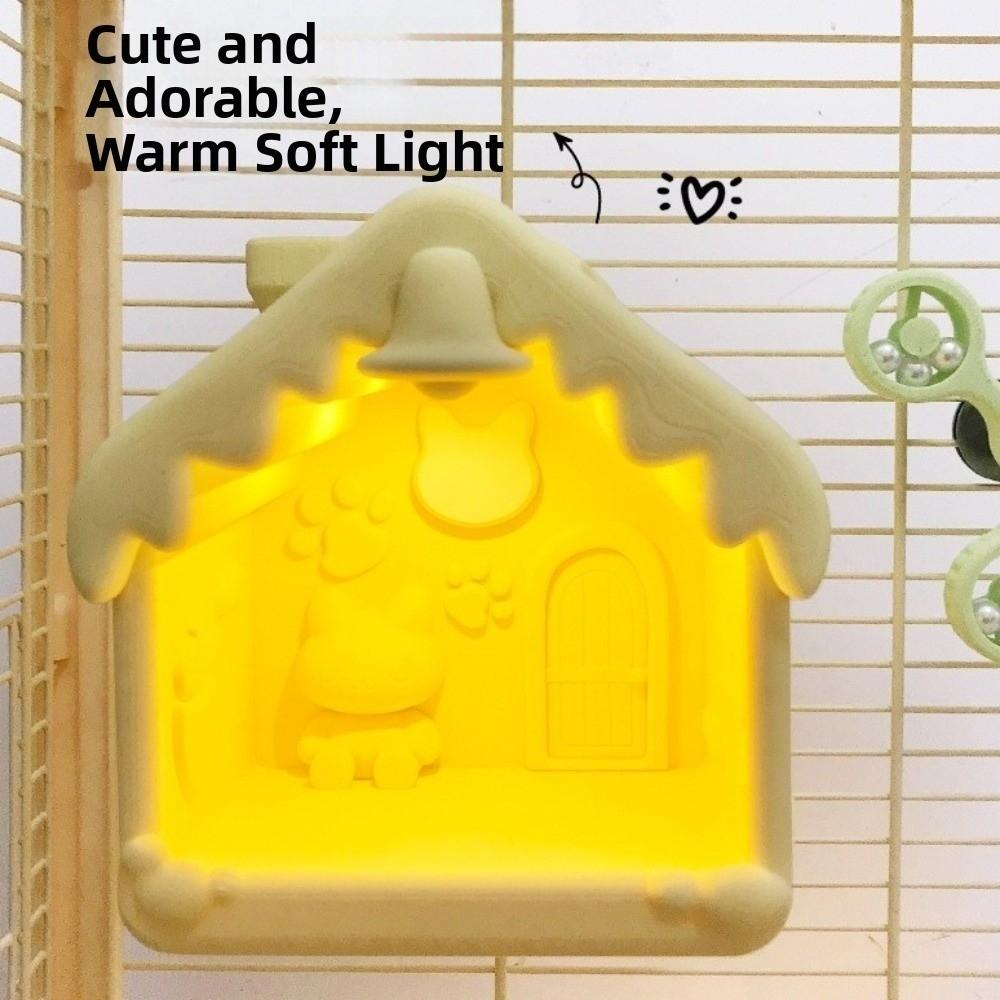 With Pad Bird Breeding Nest Warm Light Bird Nest Cage Parrot Bed House Indoor Aviary