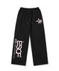 ESCAPEFROM Crew Collection Print Sweatpants Black