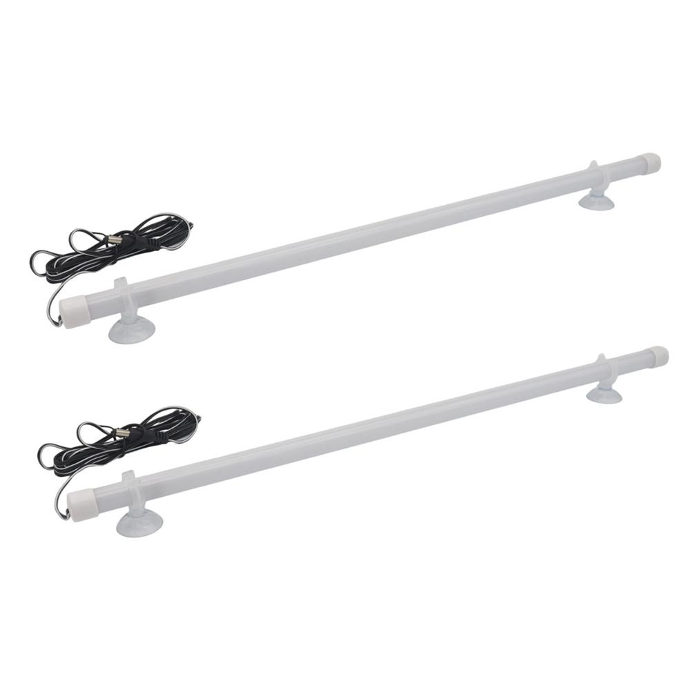 2pcs 12V White LED Interior Light Bar with Remote Controll For RV Awning Interio