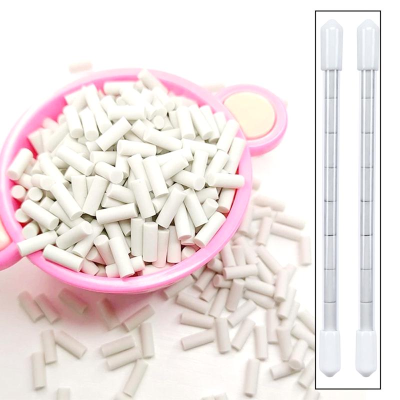 10Pcs School Students Stationery Mini Eraser Mechanical Pencil Portable Replacement Tail Erasers Painting Erase Supplies