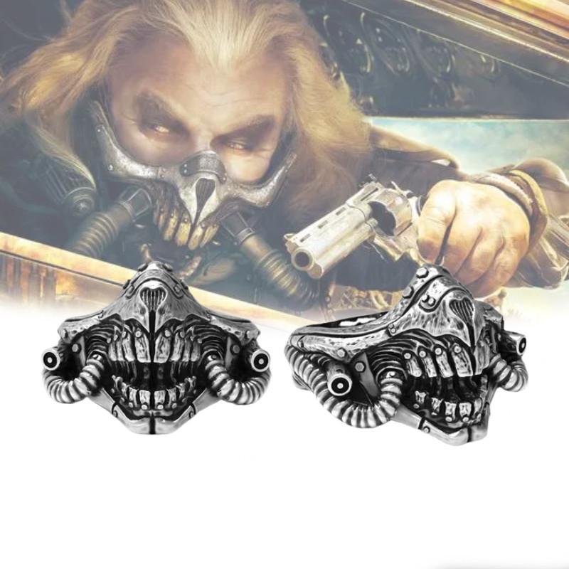 Unique Mad Max Inspired Alloy Ring Customizable Unisex Fashion Jewelry