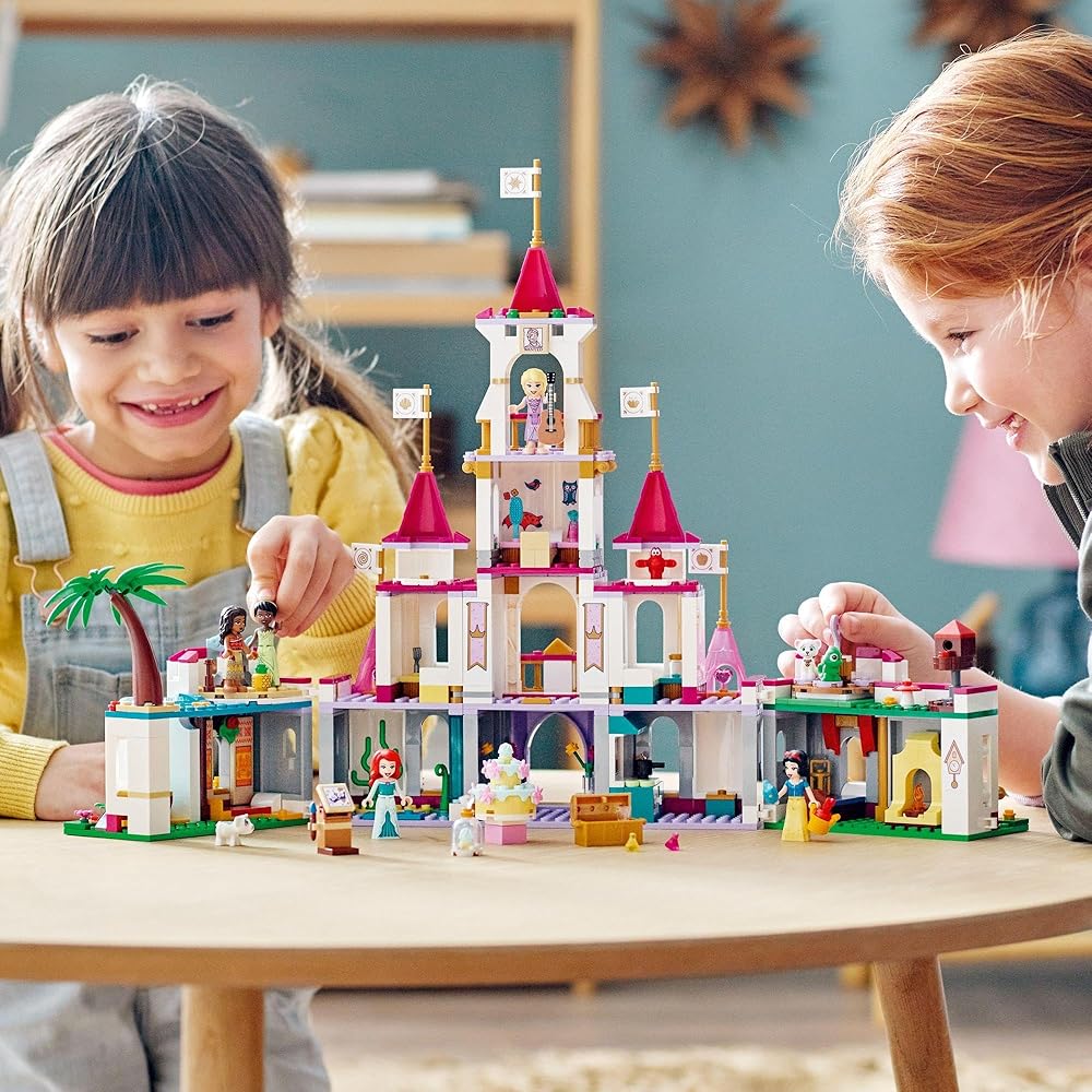 LEGO Disney Princess Castle Adventure Toy Building Blocks for Kids Ages 6-9 Educational Gift 43205