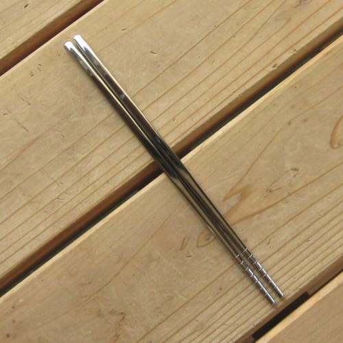 Sato Metal Industry SALUS Edelstahl Essstäbchen, 19cm