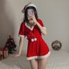 Sex Underwear Christmas Nightdress Cute Plush Christmas Robe Slim Sex Clothes Bed Uniform Set