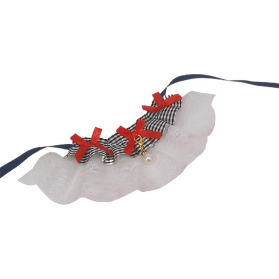 Haustierhalsband Stickmuster Hautfreundlich Ultraleicht Allergiefrei Leicht zu tragen Dekorativ Schön