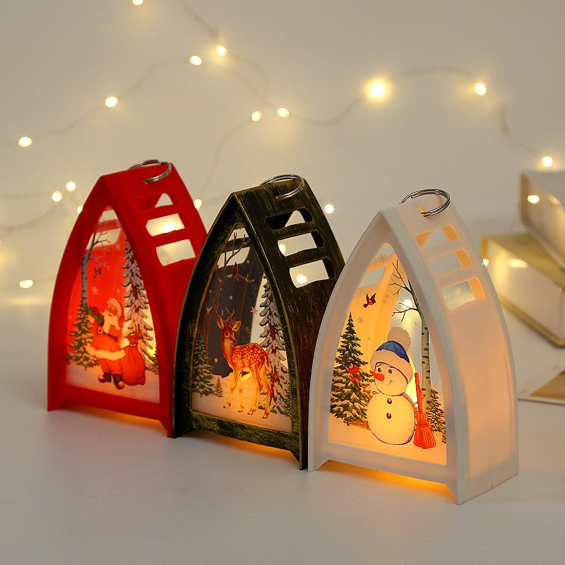 Christmas Decorations Led Candle Lights Christmas Hanging Lights Children's Portable Window Displays