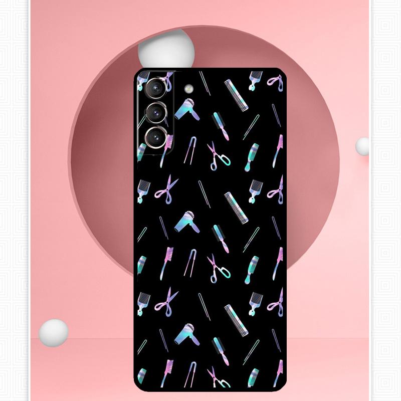 

Чехол-парикмахер для Samsung Galaxy S24 S23 S22 Ultra Note 10 Plus Note 20 S9 S10 S20 S21 FE, задняя крышка Galaxy S20Ultra