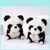 Adorable Plush Panda Keychain Cute Panda Stuffed Animal Toy For Backpack And Bags
