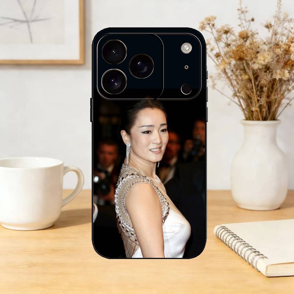 

G-Gong Li Phone Case For iPhone 17,16,15,14,13,12,11 Plus,Pro Max,SE4Soft Silicone Black Cover iPhone16pro