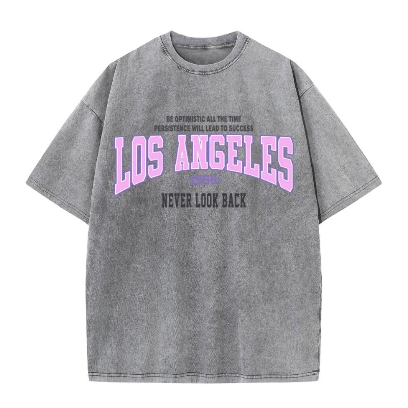 Womans Cotton Washed T-Shirts Fashion Loose O-Neck Short Sleeve Brooklyn New York Printing Tops Summer Street Female Clothes