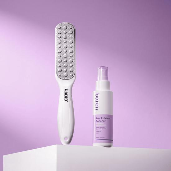 Baren Callus Eraser Home Set (120ml Mist + Foot File)