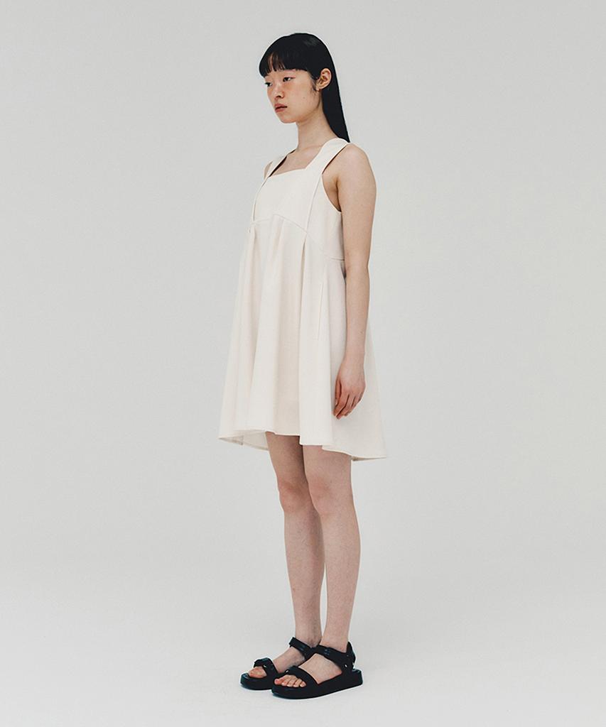 Awi Baby Doll Dress_Cream