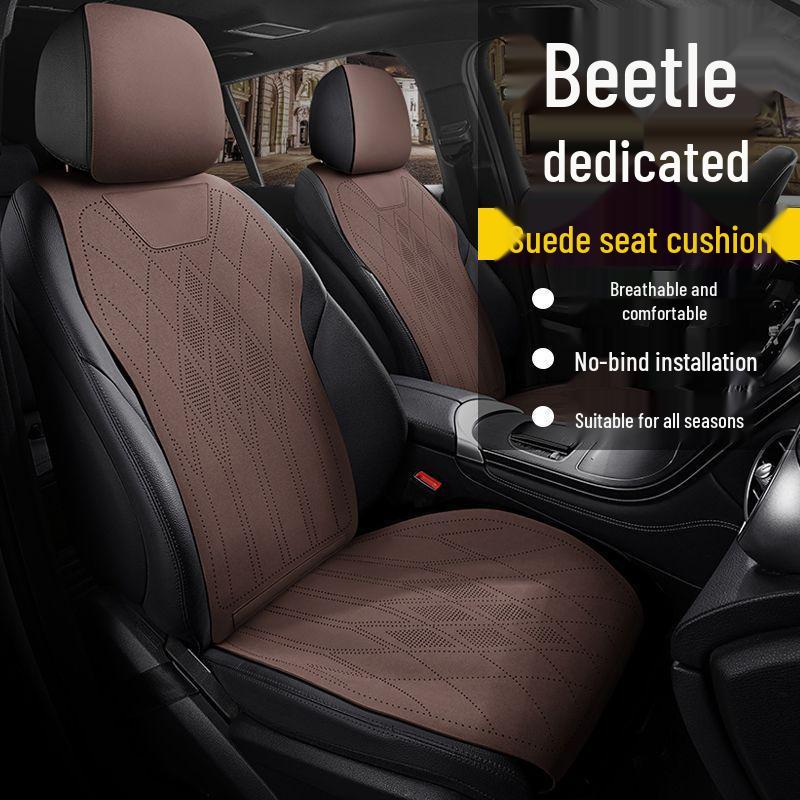 Volkswagen Käfer Vier Jahreszeiten Wildleder Sitzkissen: Atmungsaktive, Belüftete, Dünne Sattelunterlage.