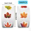 Autumn Stickers Leaves Laser Stickers Waterproof Sealing Sticker Phone Scrapbook Gifts DIY Labels Autumn Halloween Home Decor