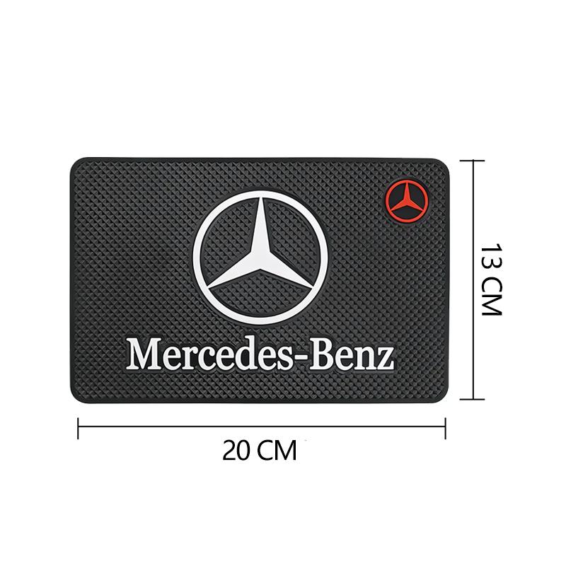 GLC GLB Pad Antiscivolo per Cruscotto Auto Portacellulare Occhiali da Sole in PVC per Mercedes Benz Classe AMG A B C E S W203 W205 W206 W220 W211 W