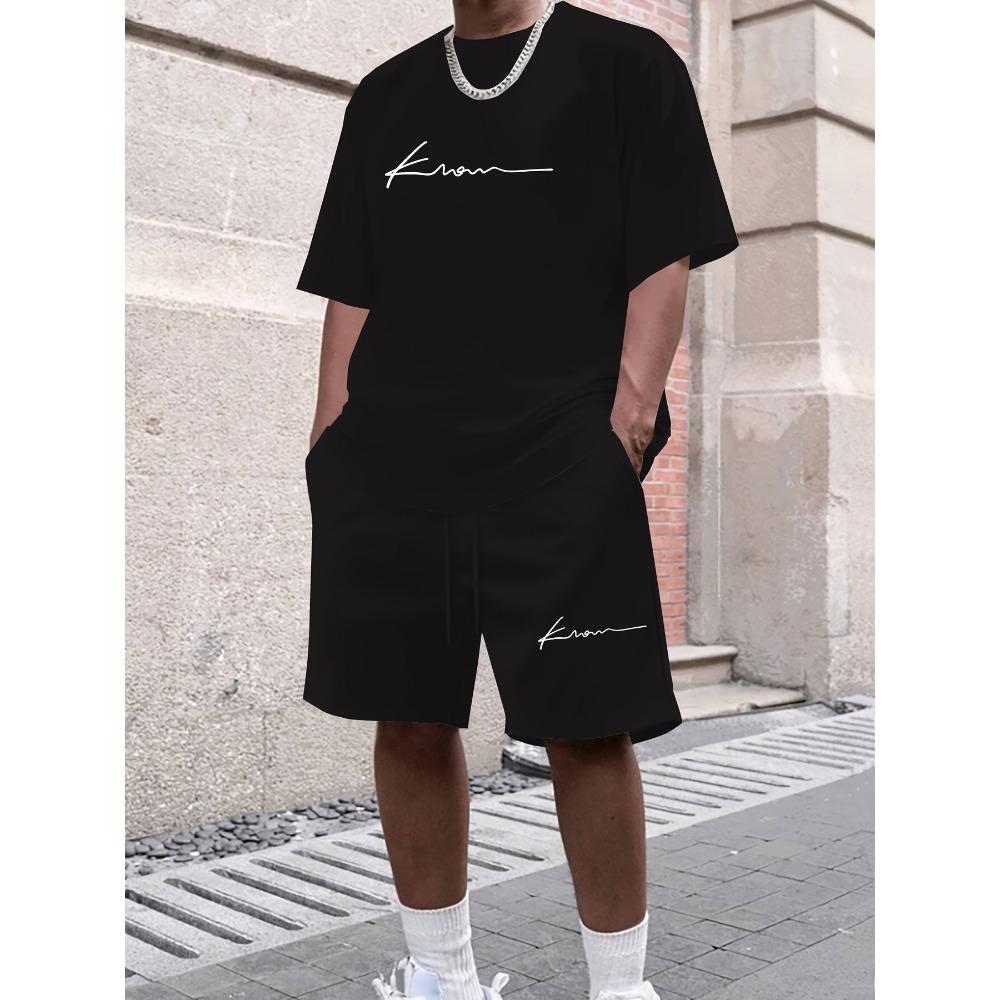 Men's Suit, Short Sleeved T-shirt, and Shorts
