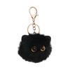 [Looking] Pom Pom Fluffy Plush Keyring Keychain White Cat Cute Flexible Delicate Fur Ball Accessories Car Key Chain Bag Accessories