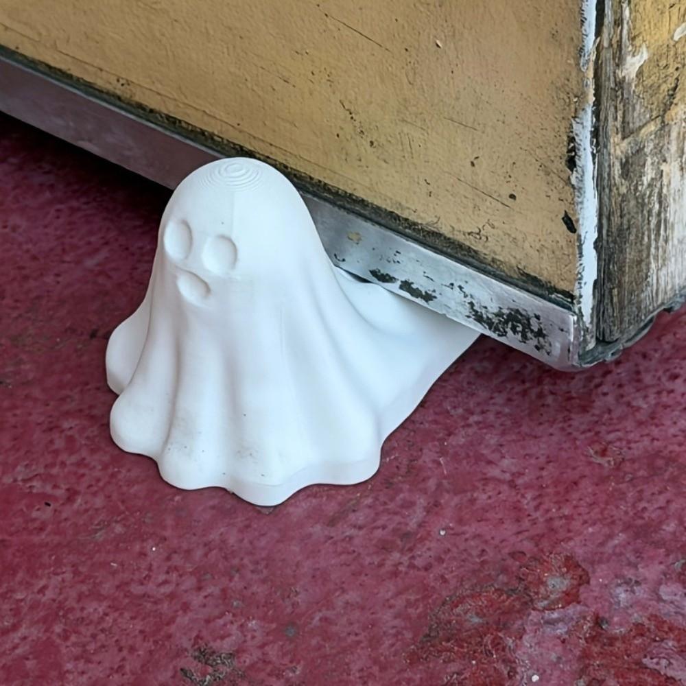 3D-gedruckter Türstopper unter der Tür, rutschfester Türkeil, Halloween-Geist-Türstopper, Halloween-Dekoration
