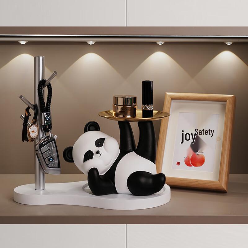 Panda Entryway Key Storage & Decor Tray