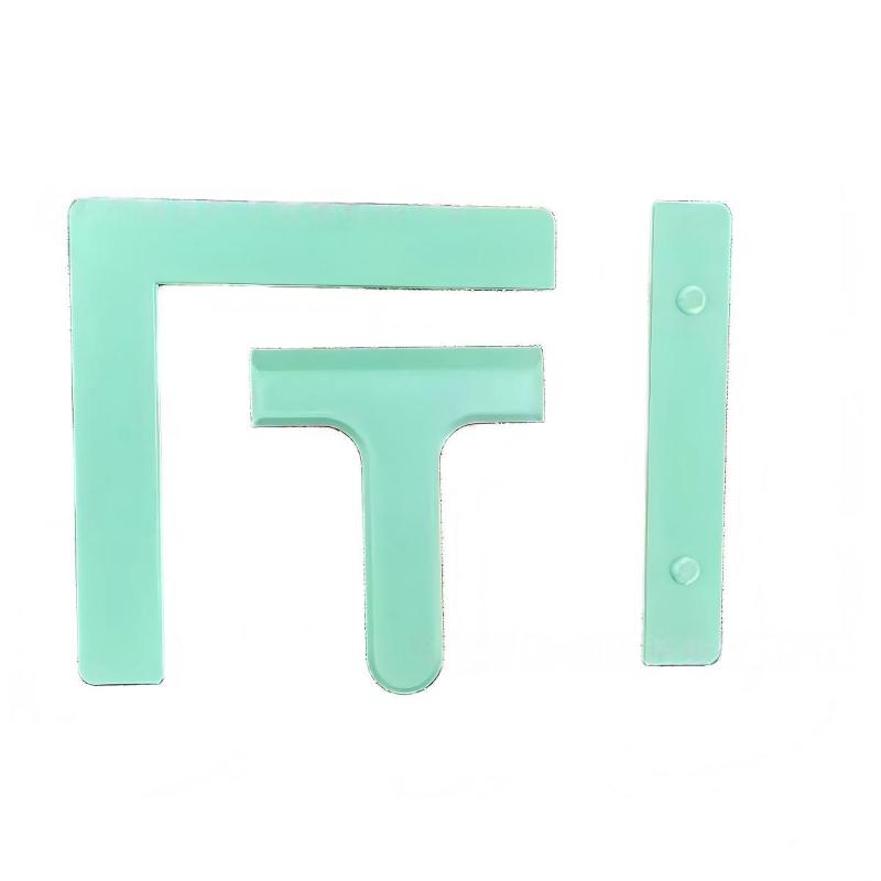 3Pcs Horizontal Ruler Right-Angle Ruler And Pusher Tool Rhinestone Painting Alignment Tools
