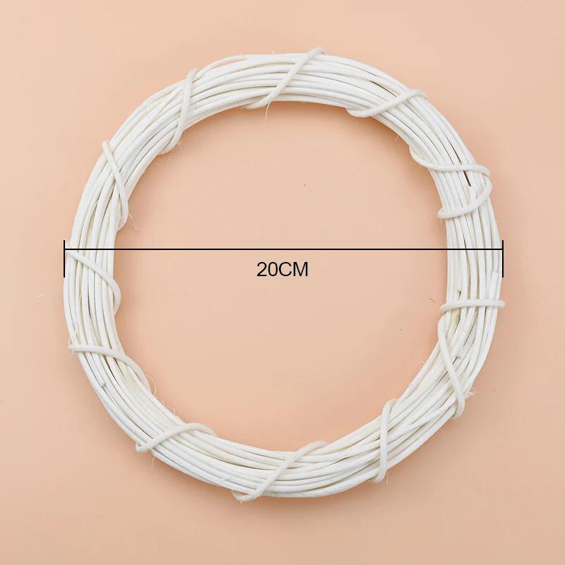 Artificial Rattan Frame Home Room Wedding Christmas Halloween Outdoor Yard Decor Gifts Bride Wreaths Courtyard Railing Accessory