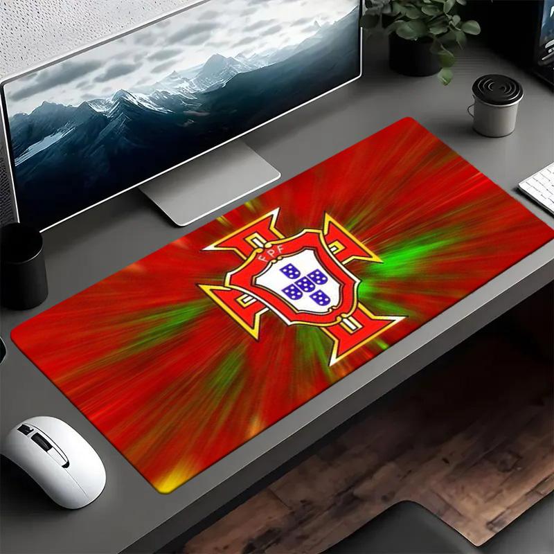 Portugal Football Crest Mouse Pad Mouse Pad, Gaming Mouse Pad, Keyboard Pad, Desk Decor for Computer Notebook Fan Gift Birthday Gift