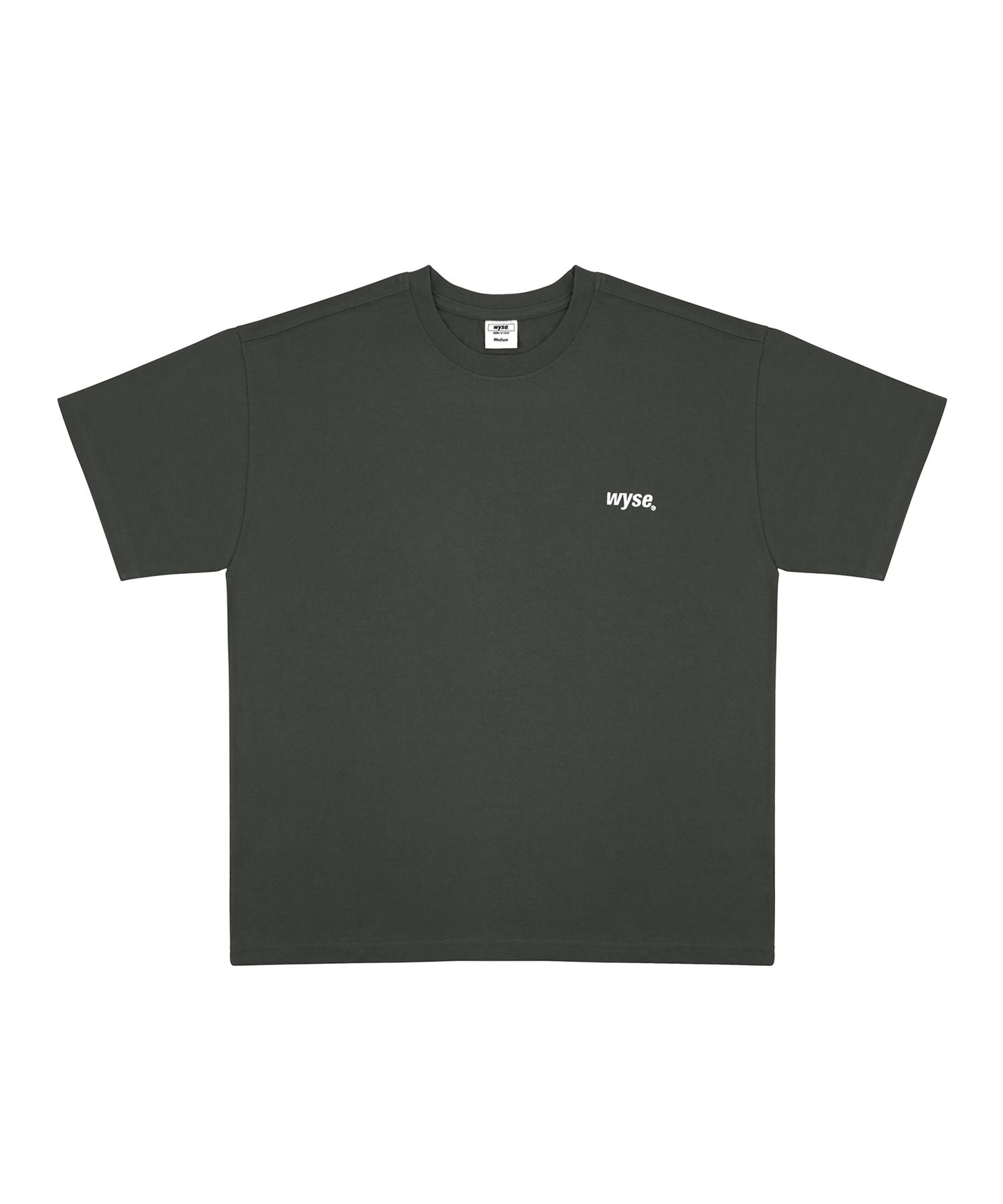 Wise Essentials Logo T-Shirt (Charcoal) L