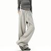 2025 Autumn Korean Style Men Pantalons Men Fashion High Waist Stripe Pants Male Casual Streetwear Straight Trousers S-2Xl