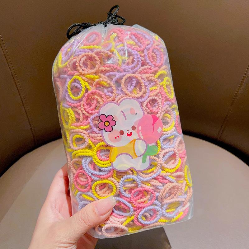 

300 шт резинки для детей, детские волосы, резинка для большого пальца, повязка на голову маленькой девочки