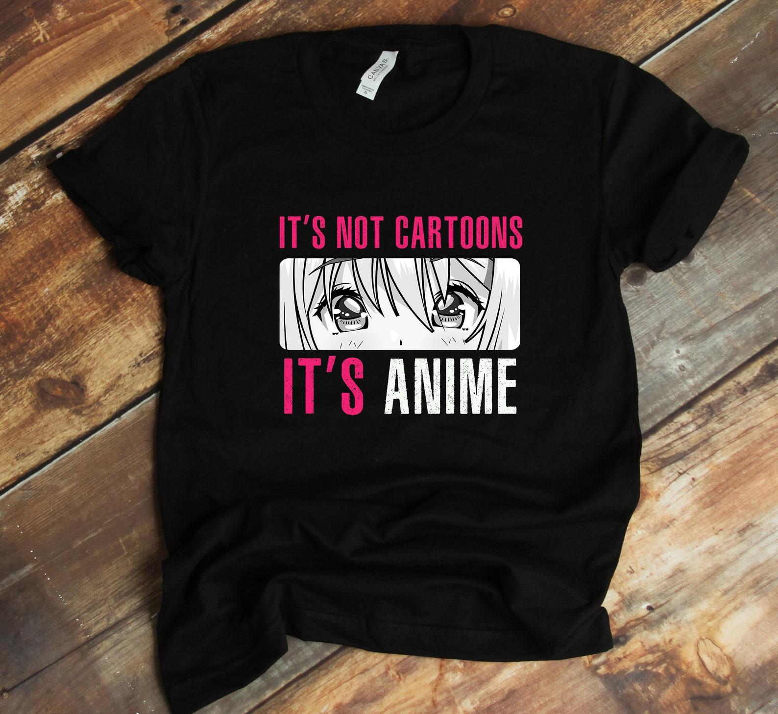 It s Not Cartoons It s Anime Shirt, Anime Lover T-Shirt, Tank-top, T-shirt, Kawaii Japan, Sketching Lover S