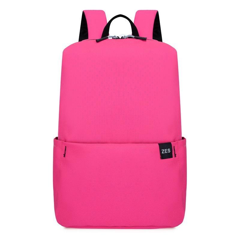 Colorful Backpack for Men and Women, Lightweight Campus Student Backpack, Large Capacity, Simple and Fashionable Backpack