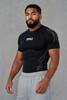 YOUNGLA Men's Slim Fit Quick Dry Short Sleeve T-Shirt Summer Gym Running Training Tee