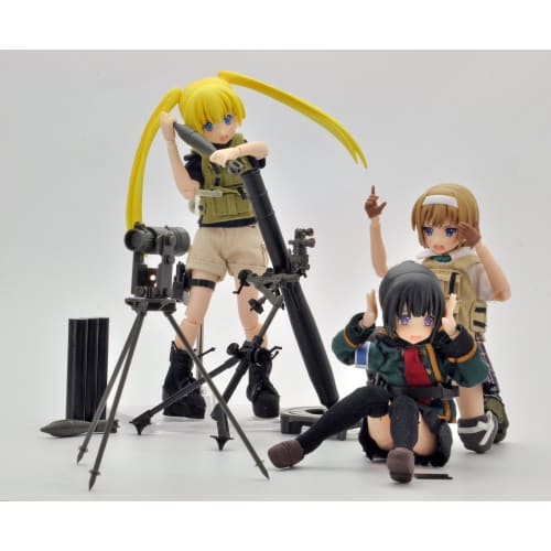 Little Armory LD007 81mm Mortar L16 Type Plastic Model