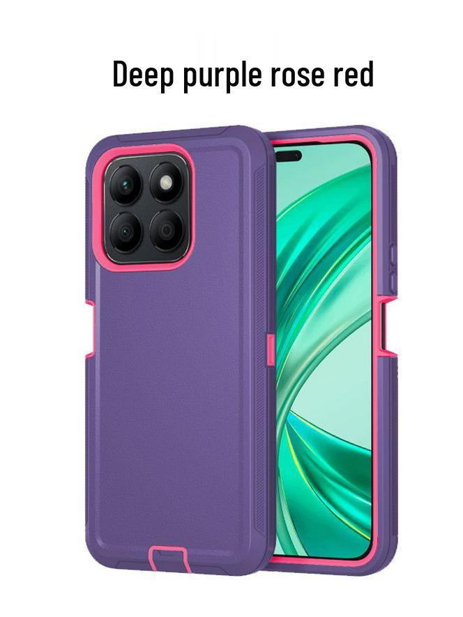 Honor X8B/X8A 4G 3-in-1 Drop-Proof Protective Phone Case