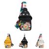 Adorable Canvas Shoulder Bag For Girls Cute Animal Design With Long Strap