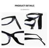 Korean Retro Cat Eye Blue Light Blocking Glasses, Small Frame, Myopia Compatible, Fashionable Clear Lens for Women