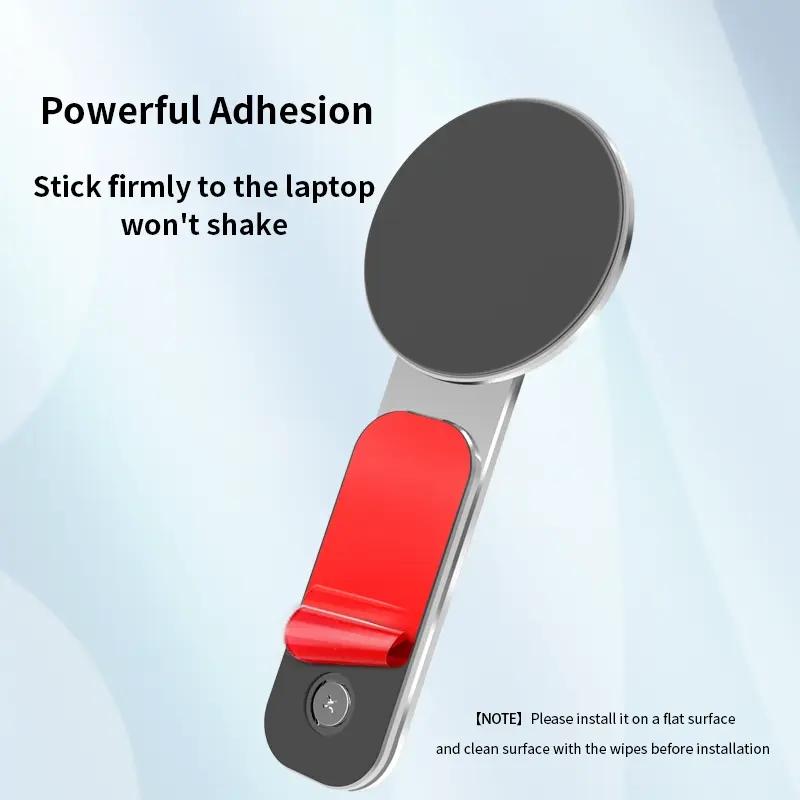 

Алюминиевая подставка для телефона в машину, боковое крепление для экрана ноутбука, магнитный держатель для ноутбука, подставка для мобильного телефона в офис и на встречи серебряный