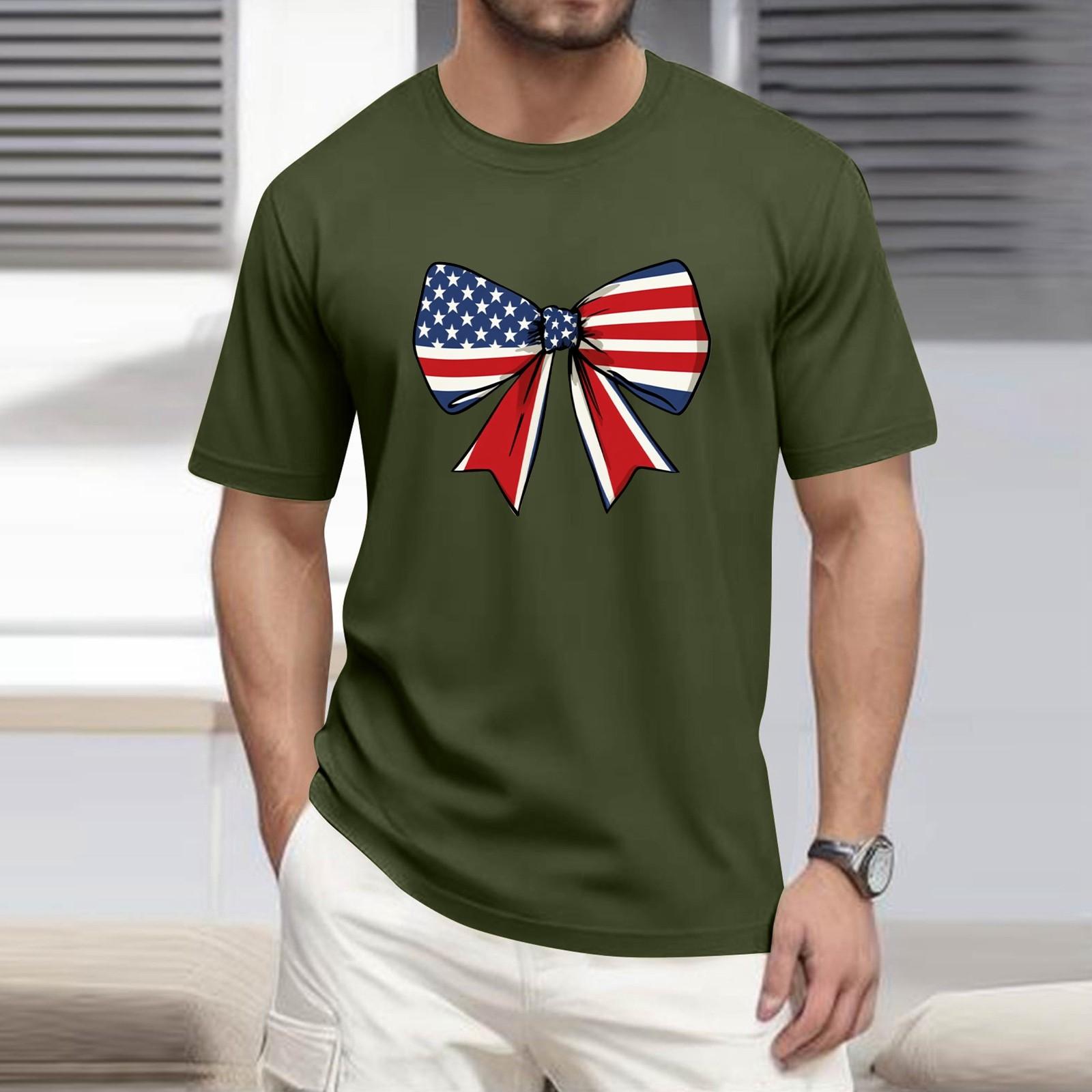 

Men s T Shirt Tee Print Short Sleeve Daily Weekend Fashion Round Neck Top XL